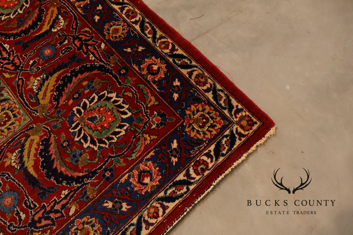 Large Hand Tied Traditional Persian Style Area Rug