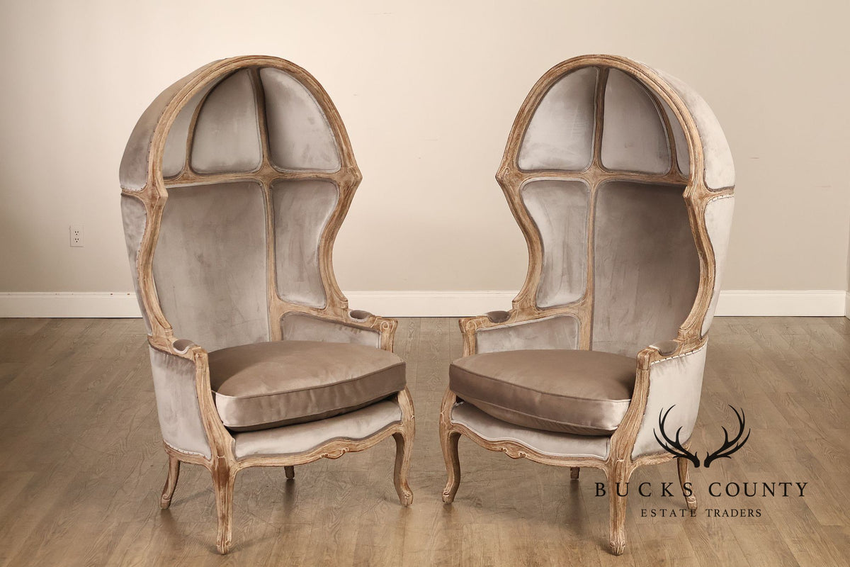 Restoration Hardware Pair Of Porter Chairs