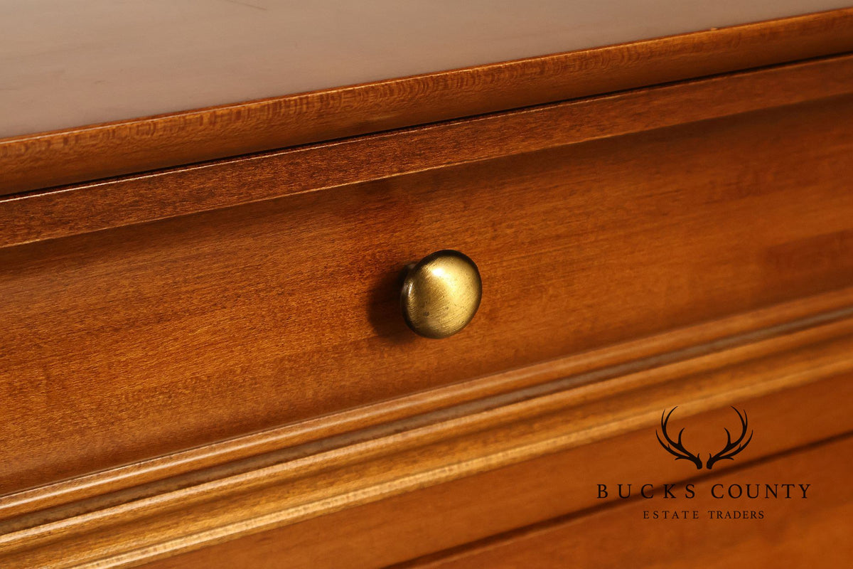 HPL Shermag Louis Philippe Style Cherry Eight-Drawer Dresser