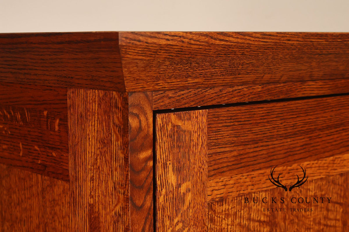 Michaels For Restoration Hardware Arts & Crafts Mission Oak Entertainment Armoire