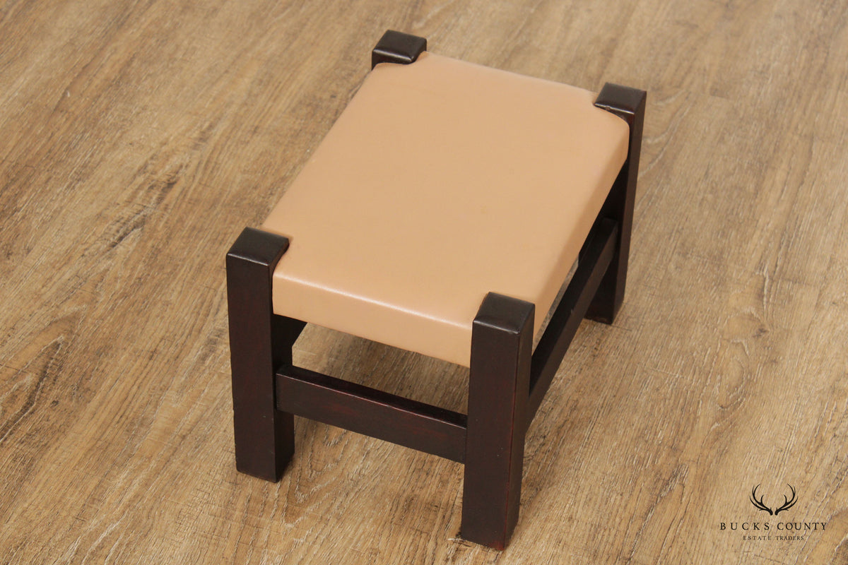 Frank S. Harden Co. Antique Mission Footstool