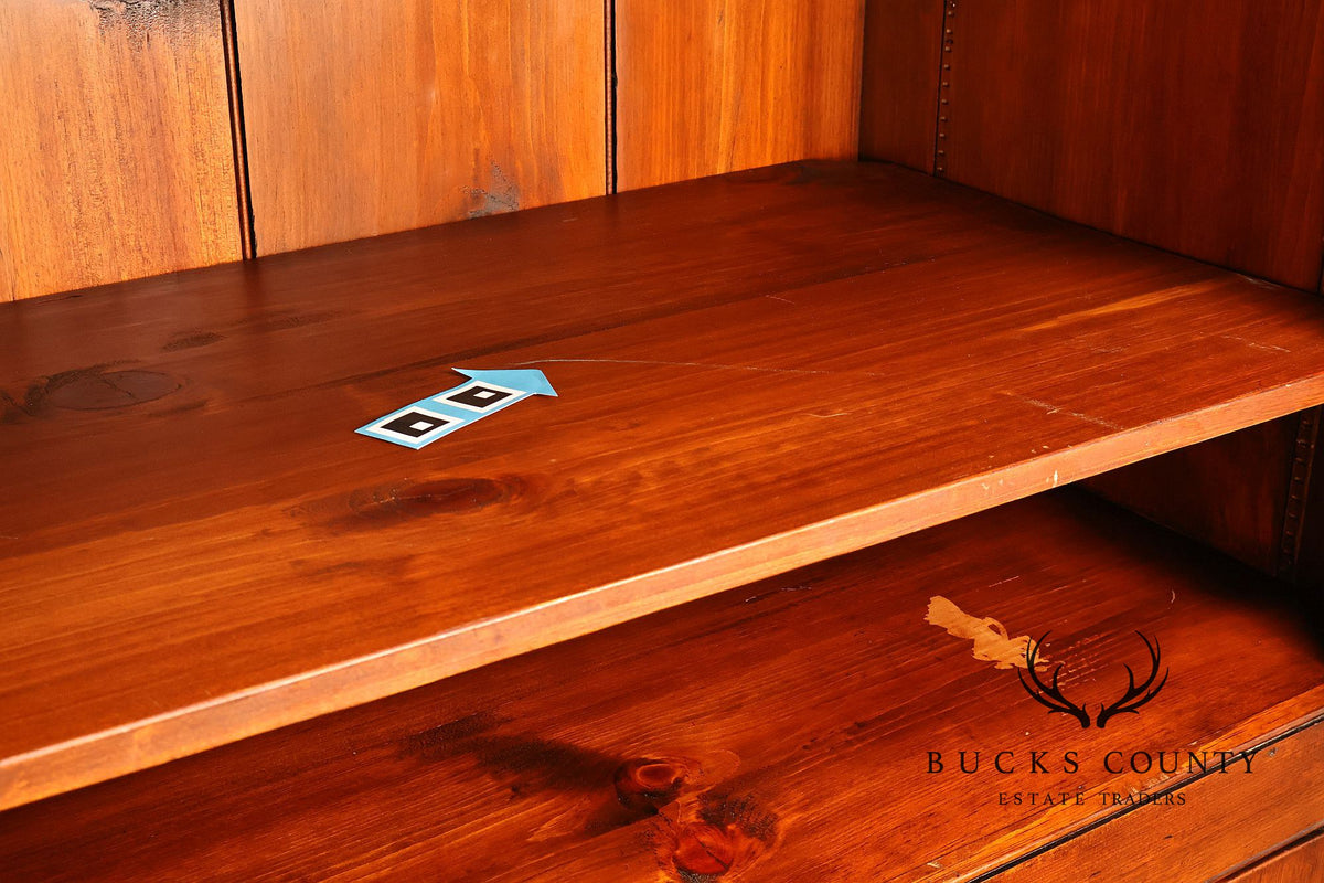 William Draper Cabinetmaker Rustic Pine Armoire