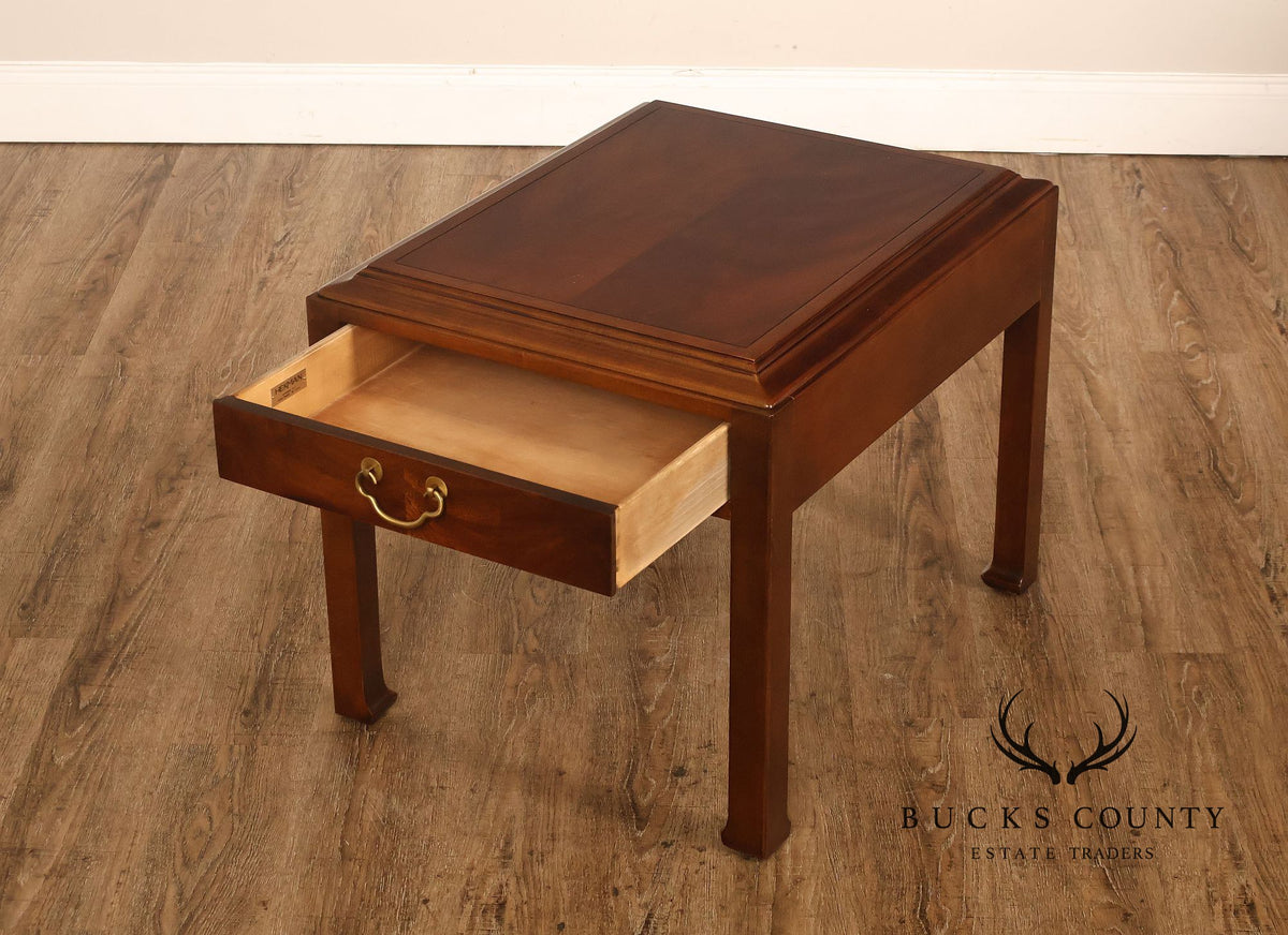 Hekman Ming Style Mahogany End Table