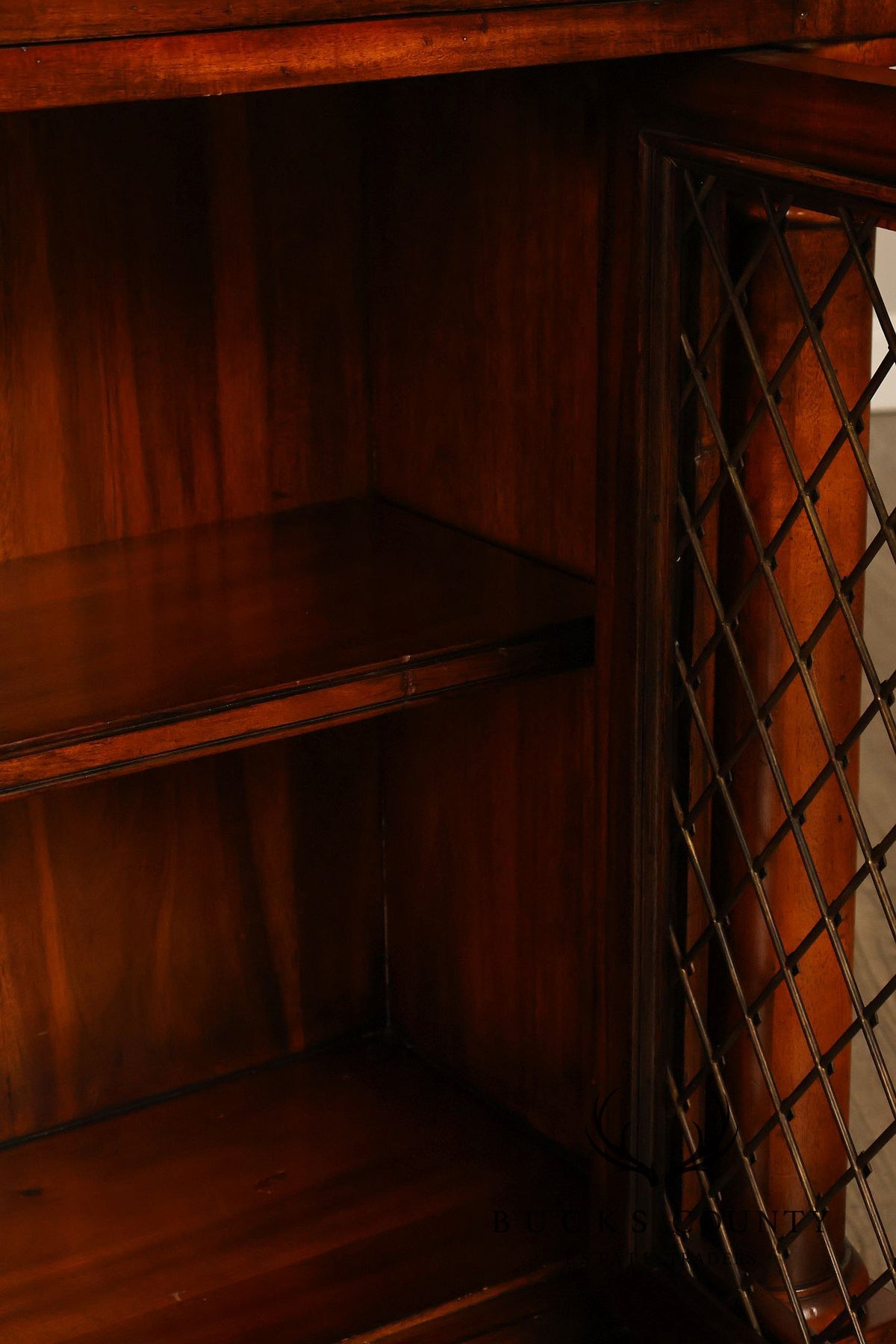 John-Richard Regency Style Leather Top Server Cabinet