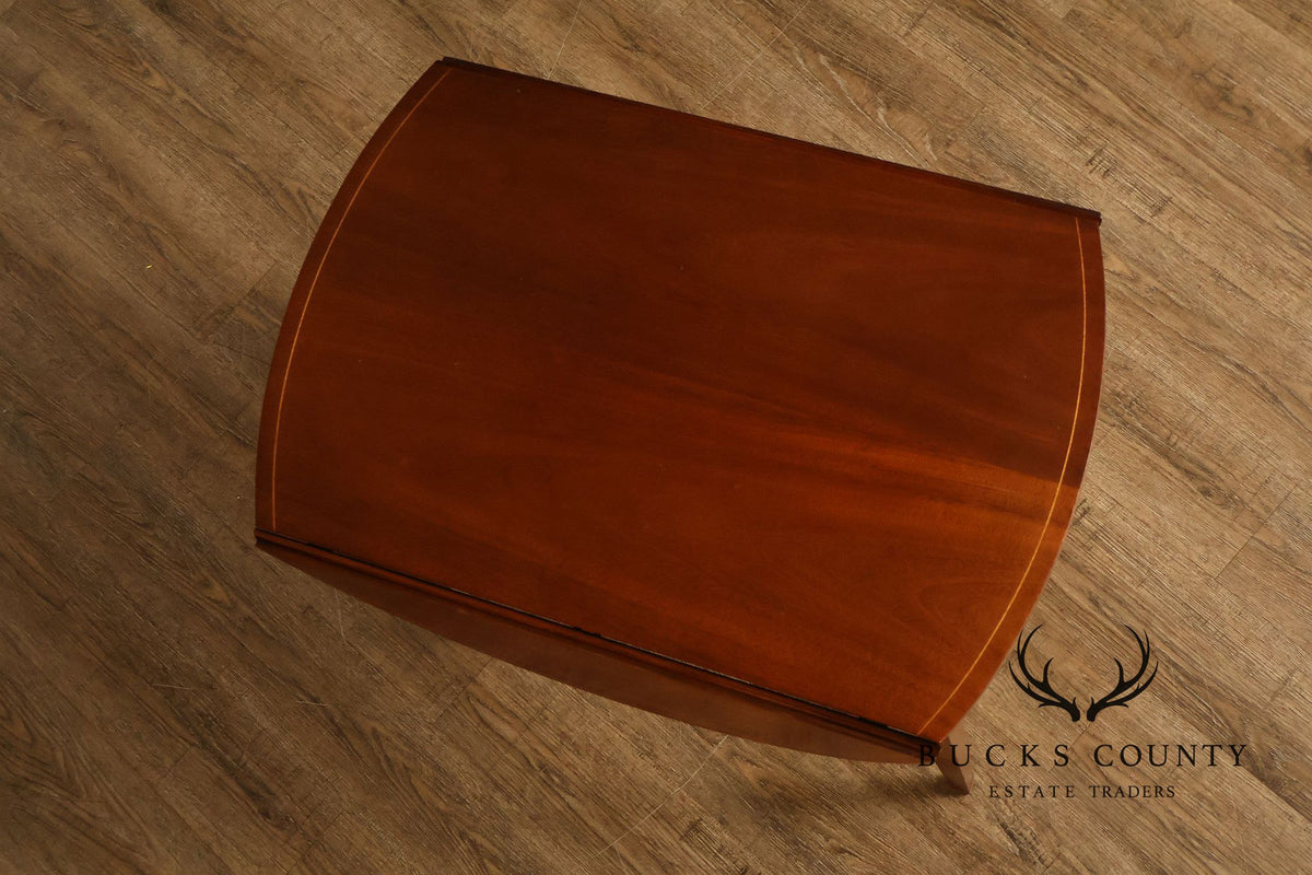 Baker Hepplewhite Style Mahogany Drop-Leaf Side Table