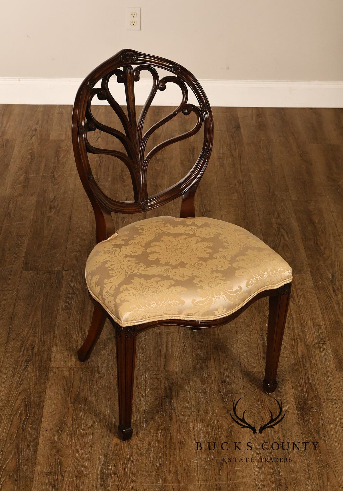 Bevan Funnell Adam Style Set of Eight Mahogany Dining Chairs