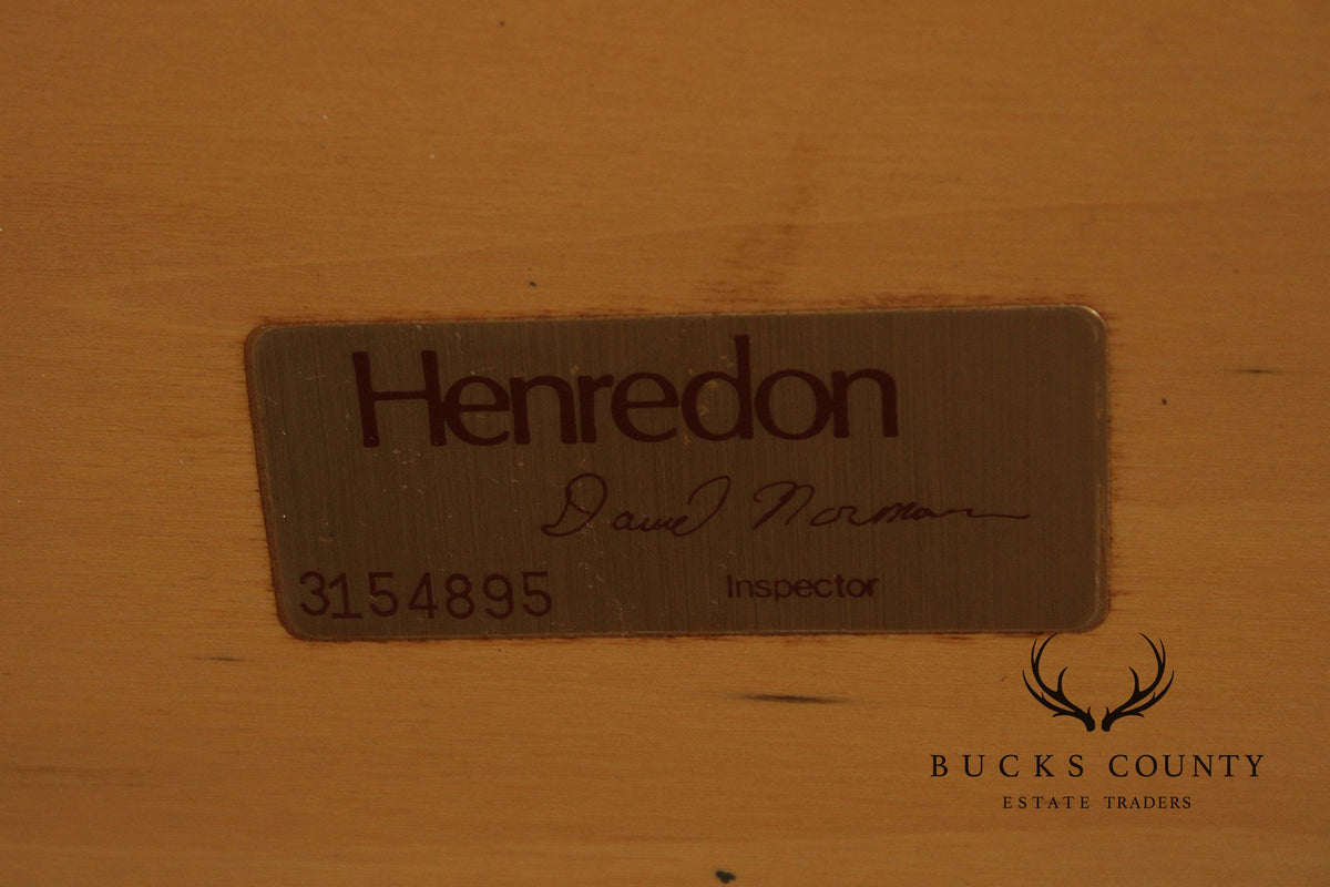 Henredon Scene Two Burlwood King Poster Bed