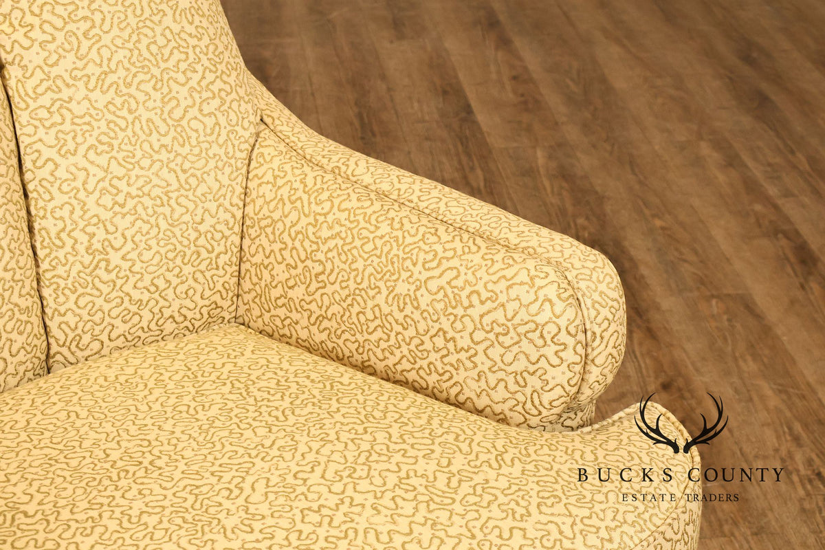 JRS Furniture Pair Of Upholstered Club Chairs