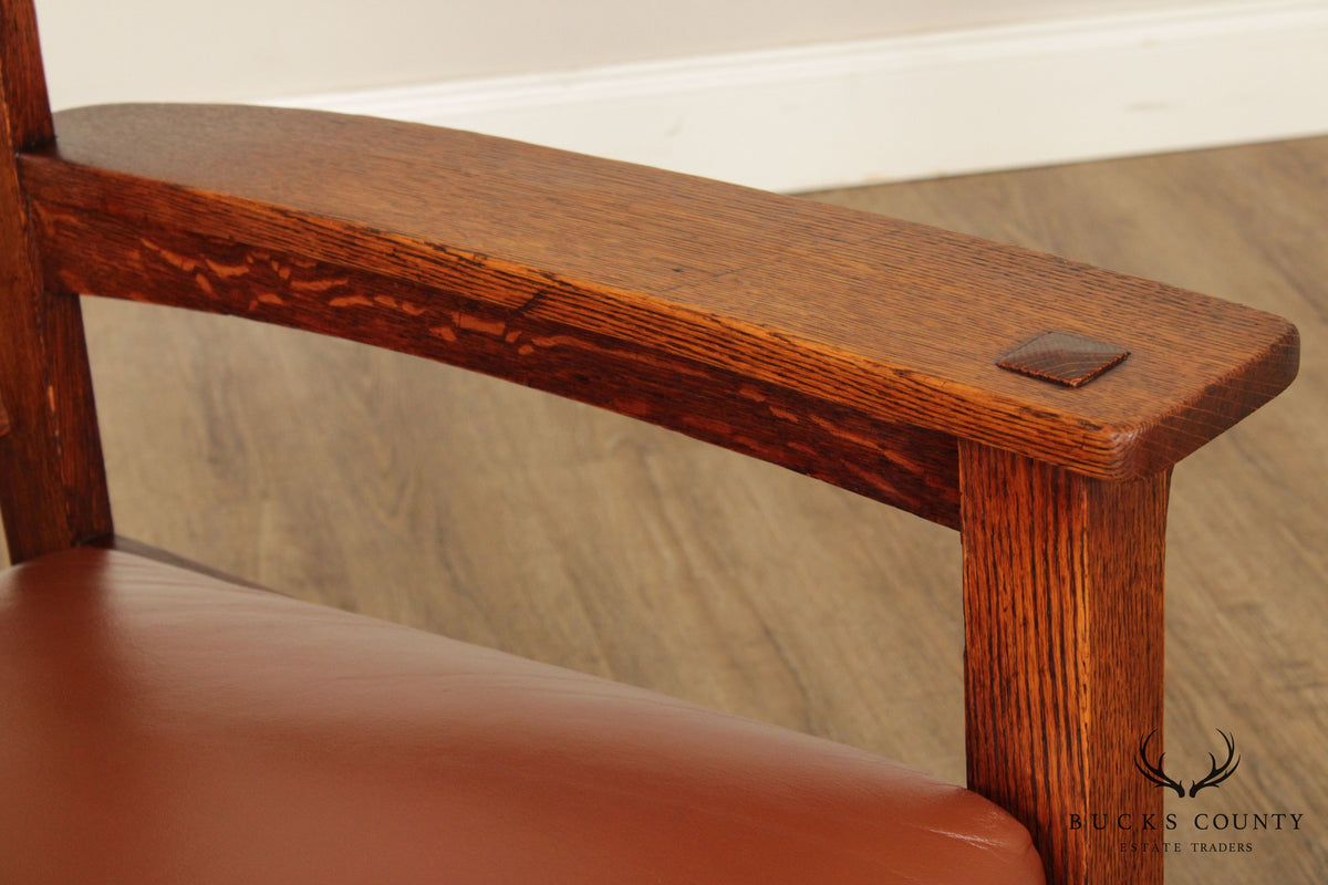 Lifetime Antique Mission Style Tiger Oak Rocker