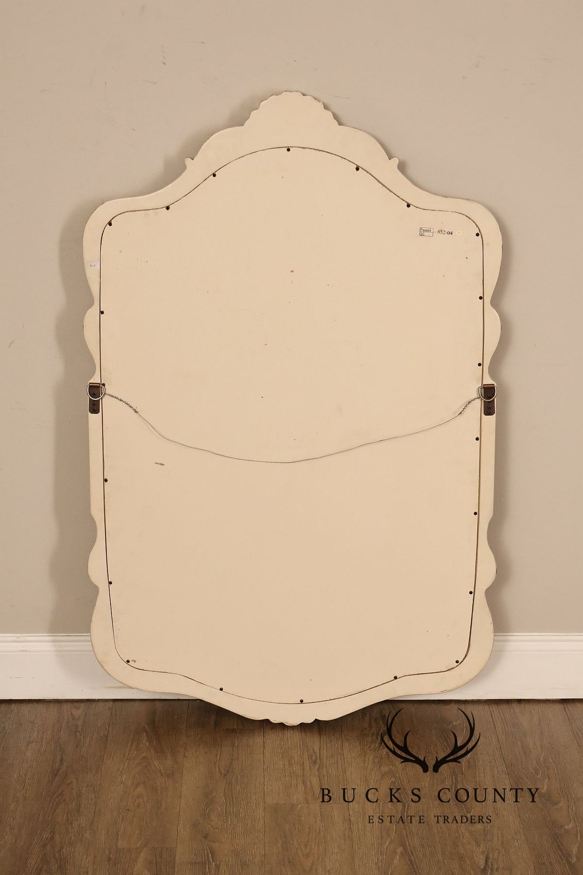 French Provincial Style Paint Decorated Wall Mirror