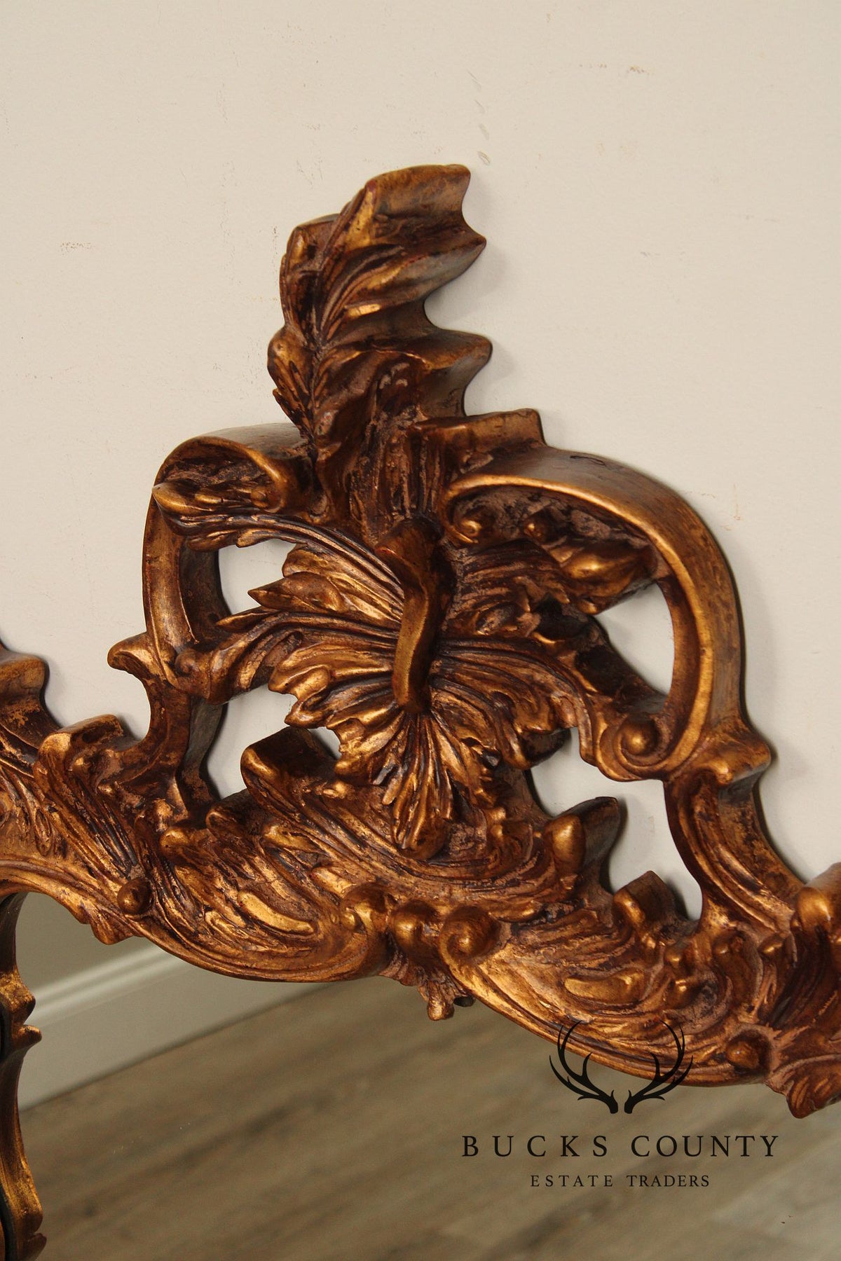 John Richard Rococo Style Gilt Carved Frame Wall Mirror