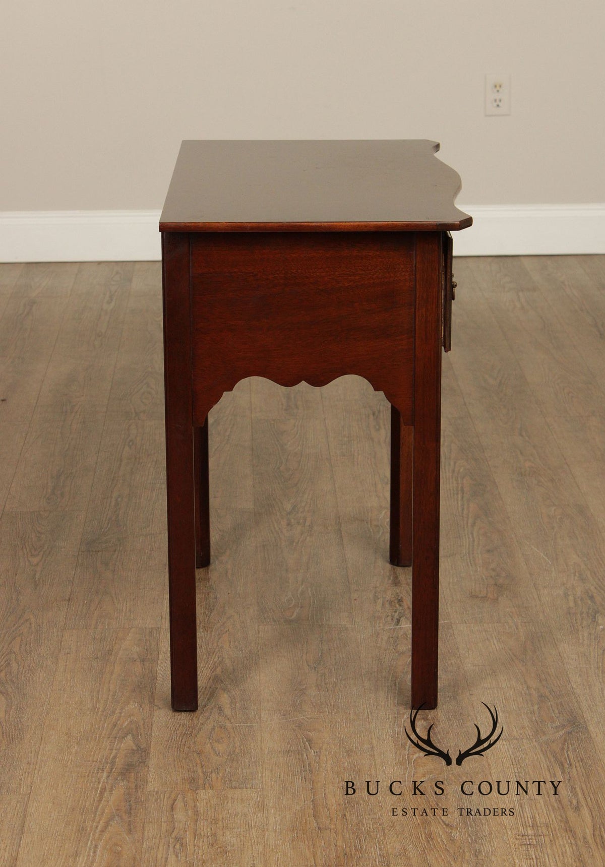 Chippendale Style Mahogany Lowboy Side Table Console