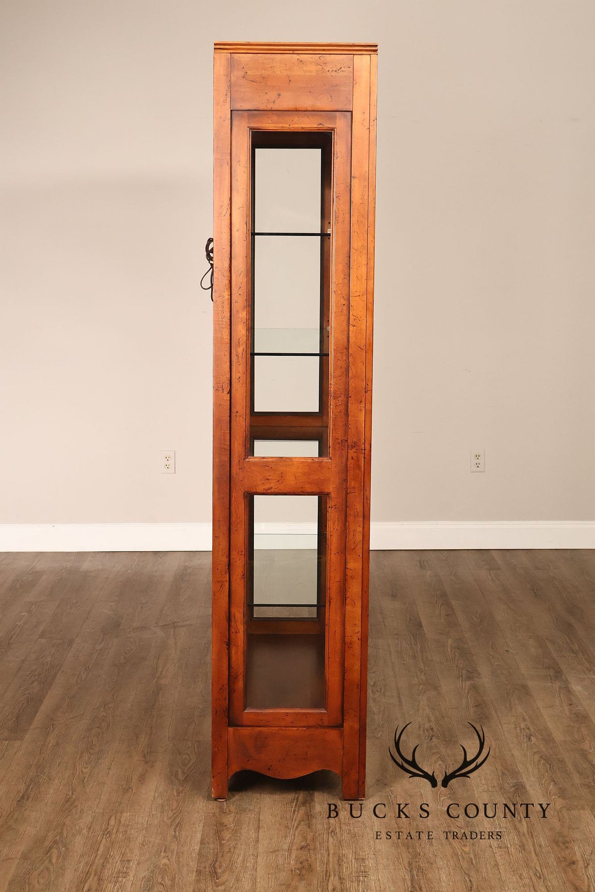 Hickory White Chateau Collection French Style Bunching Curio Cabinet