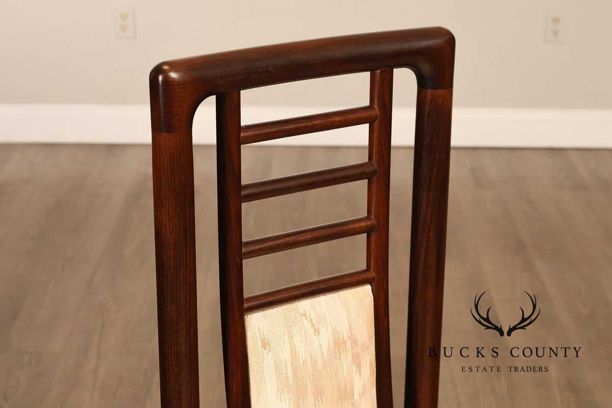 Boltinge Stolefabrik A/S Danish Modern Set Of Six Upholstered Dining Chairs
