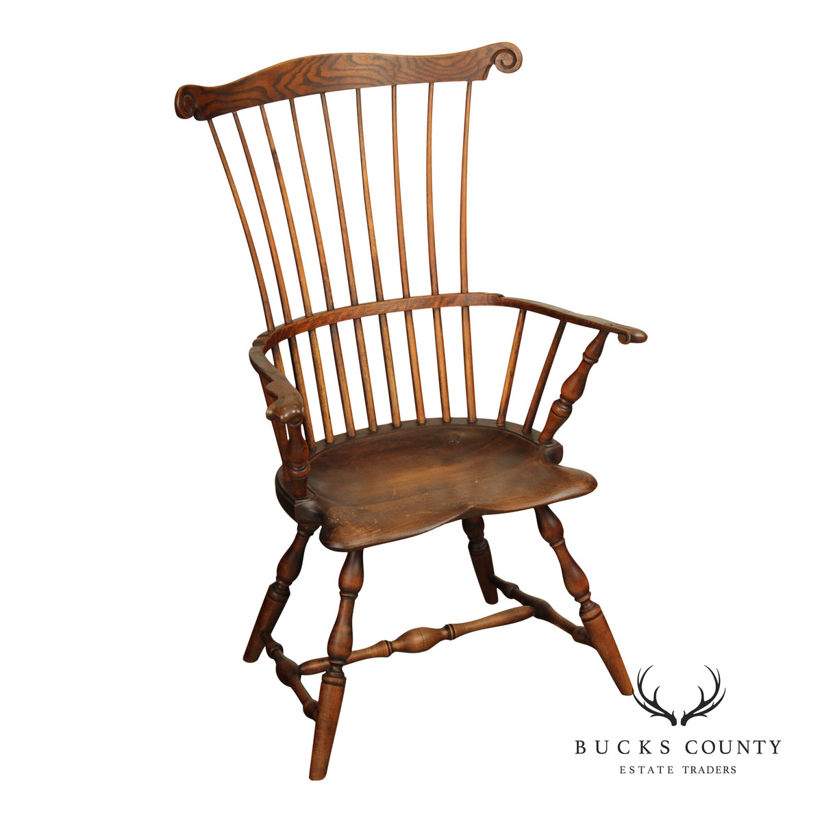 John M. Bair Custom Quality Vintage Comb Back Windsor Armchair