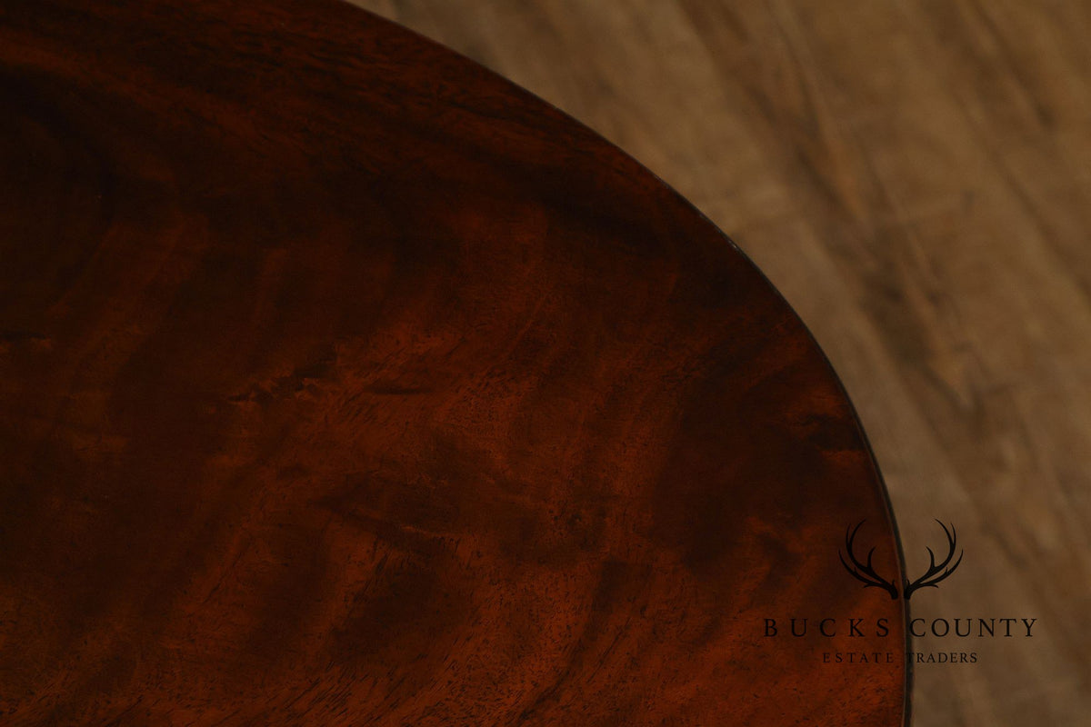 Kindel Flame Mahogany Double Pedestal Dining Table