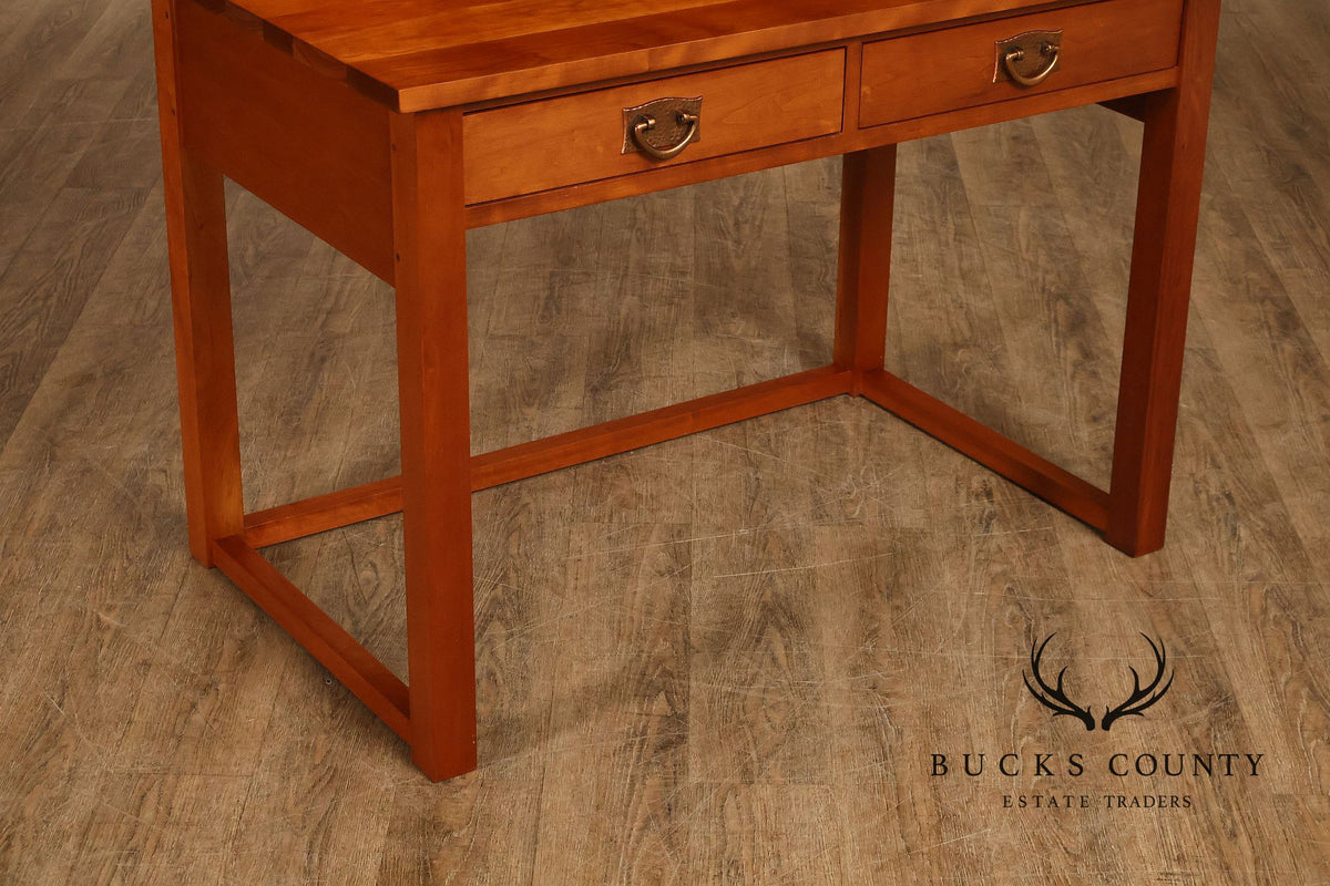 Stickley Mission Collection Cherry Writing Desk With Organizer Top