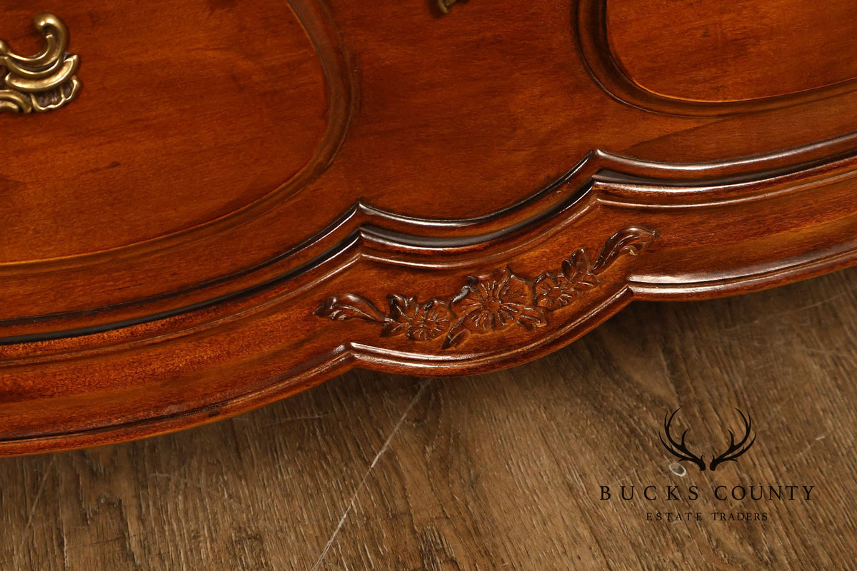 Henredon French Country Style Walnut Armoire