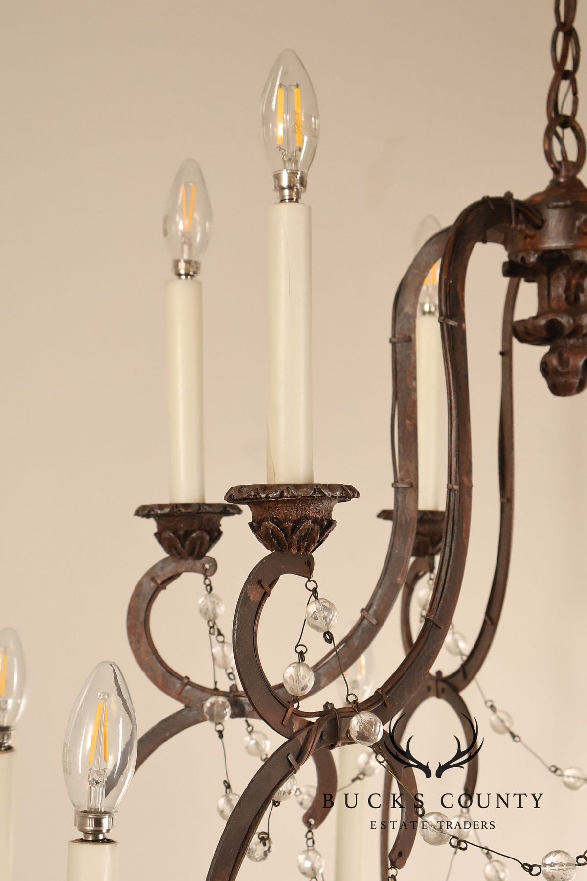Niermann Weeks Avignon Iron Chandelier