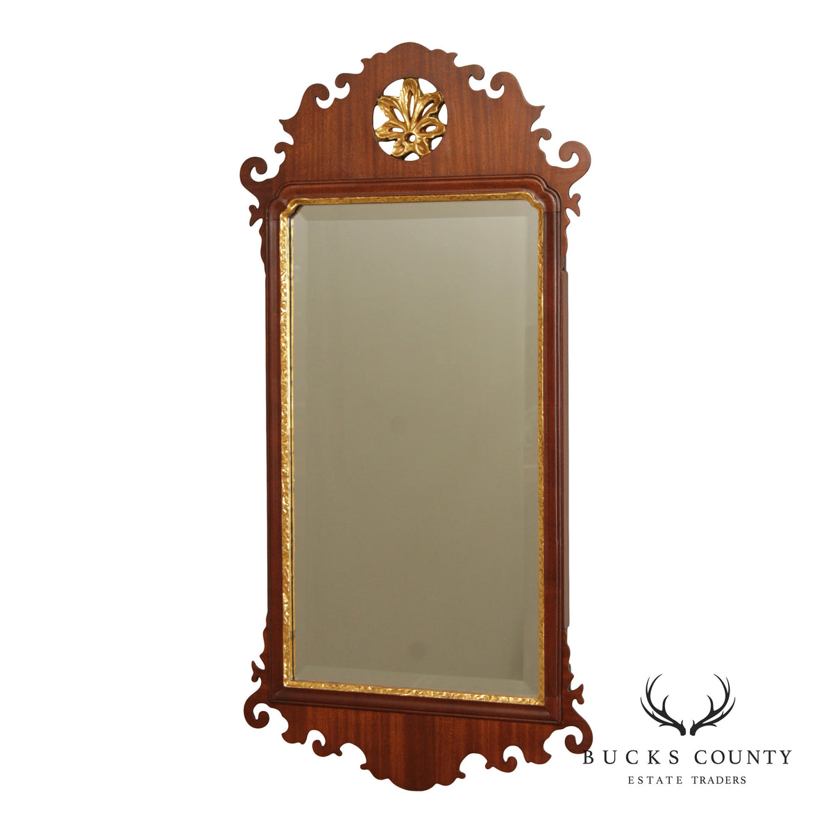 Friedman Brothers Colonial Williamsburg Mahogany Wall Mirror