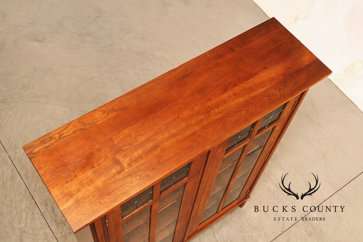 Stickley Mission Collection Harvey Ellis Cherry Bookcase