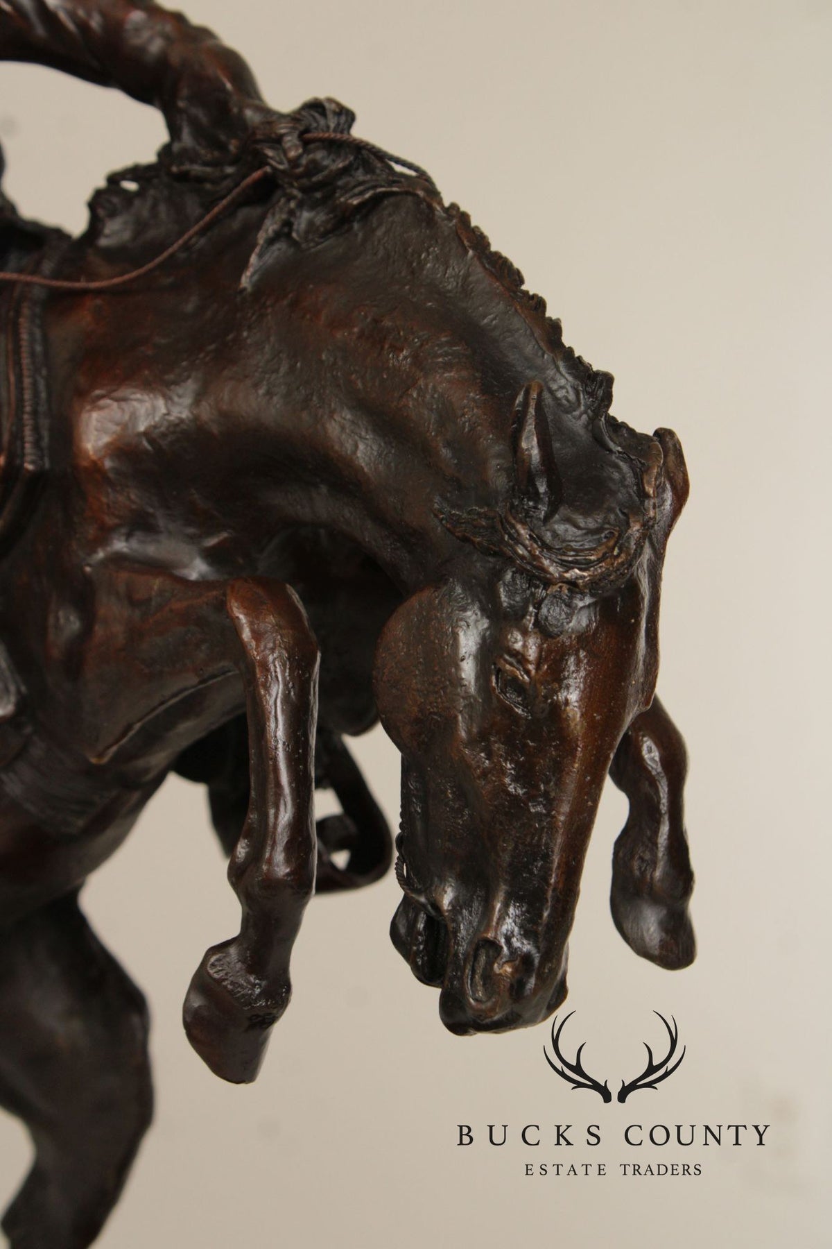 Frederic Remington Bronze Statue, 'Wooly Chaps'