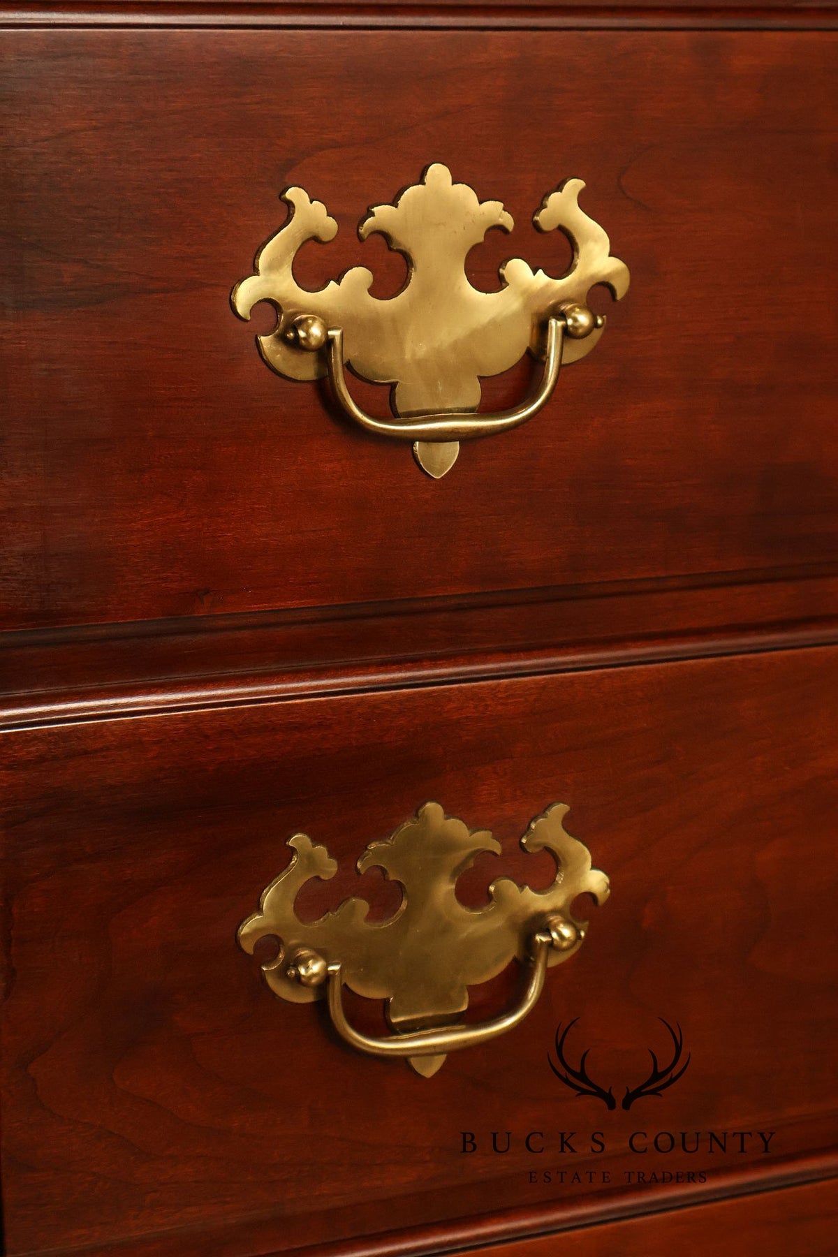 Statton Private Collection Queen Anne Style Solid Cherry Highboy Chest