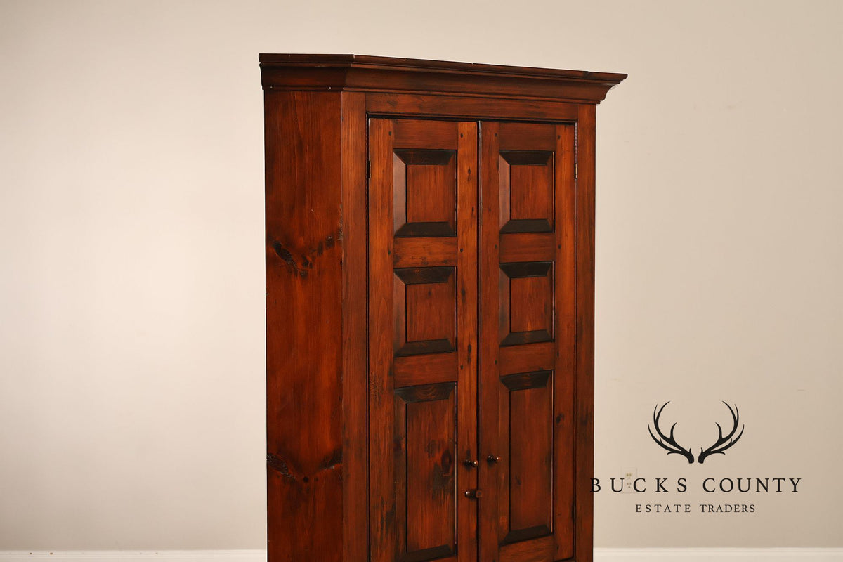 Stephen Von Hohen Farmhouse Pine Corner Cupboard