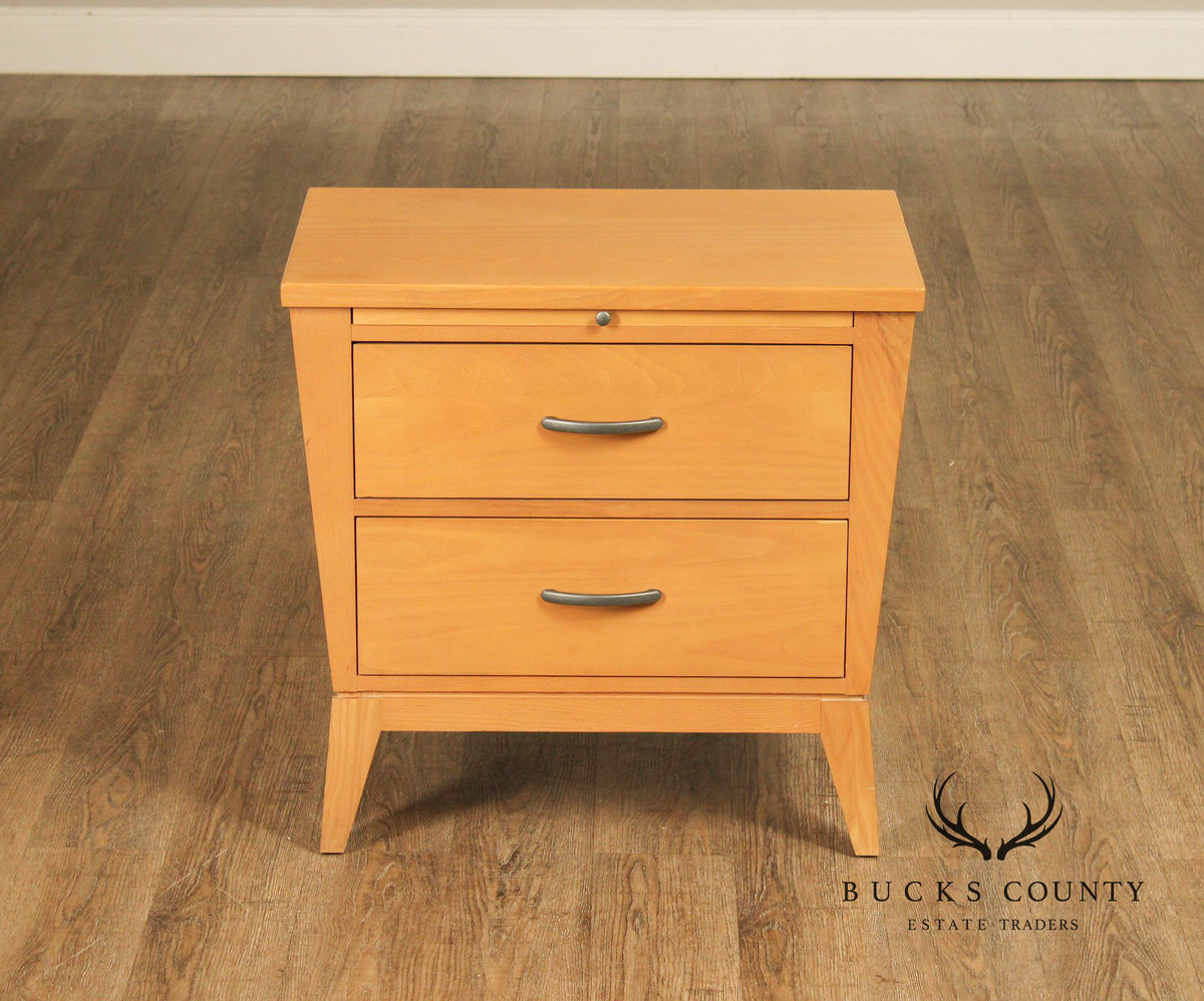 Ethan Allen Horizon Collection Pair Of Two Drawer Nightstands