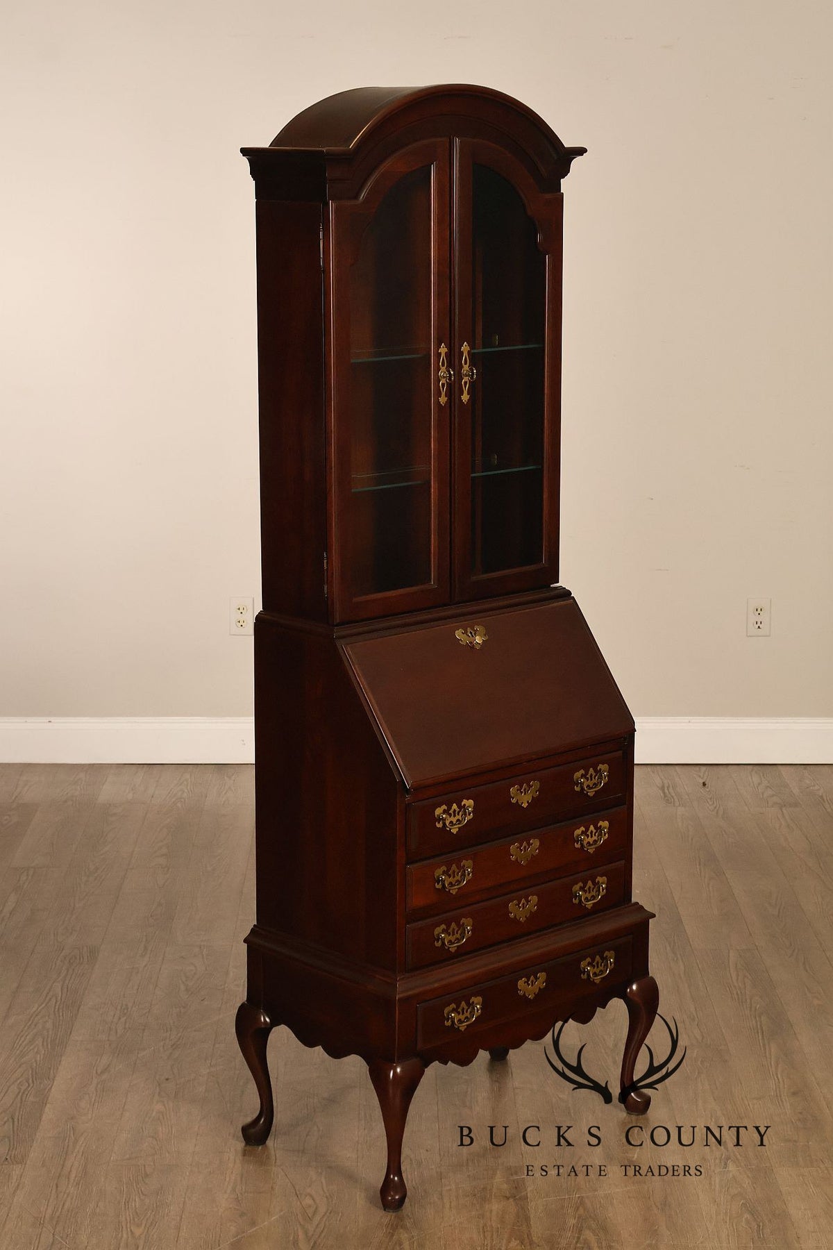 Jasper Cabinet Queen Anne Style Cherry Secretary Desk
