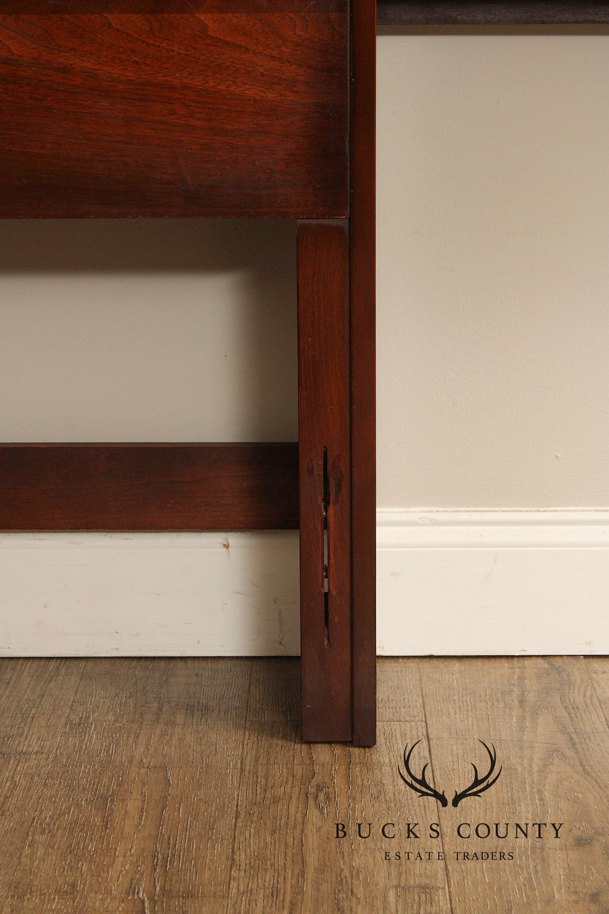 Mid Century Modern Walnut Extended Headboard