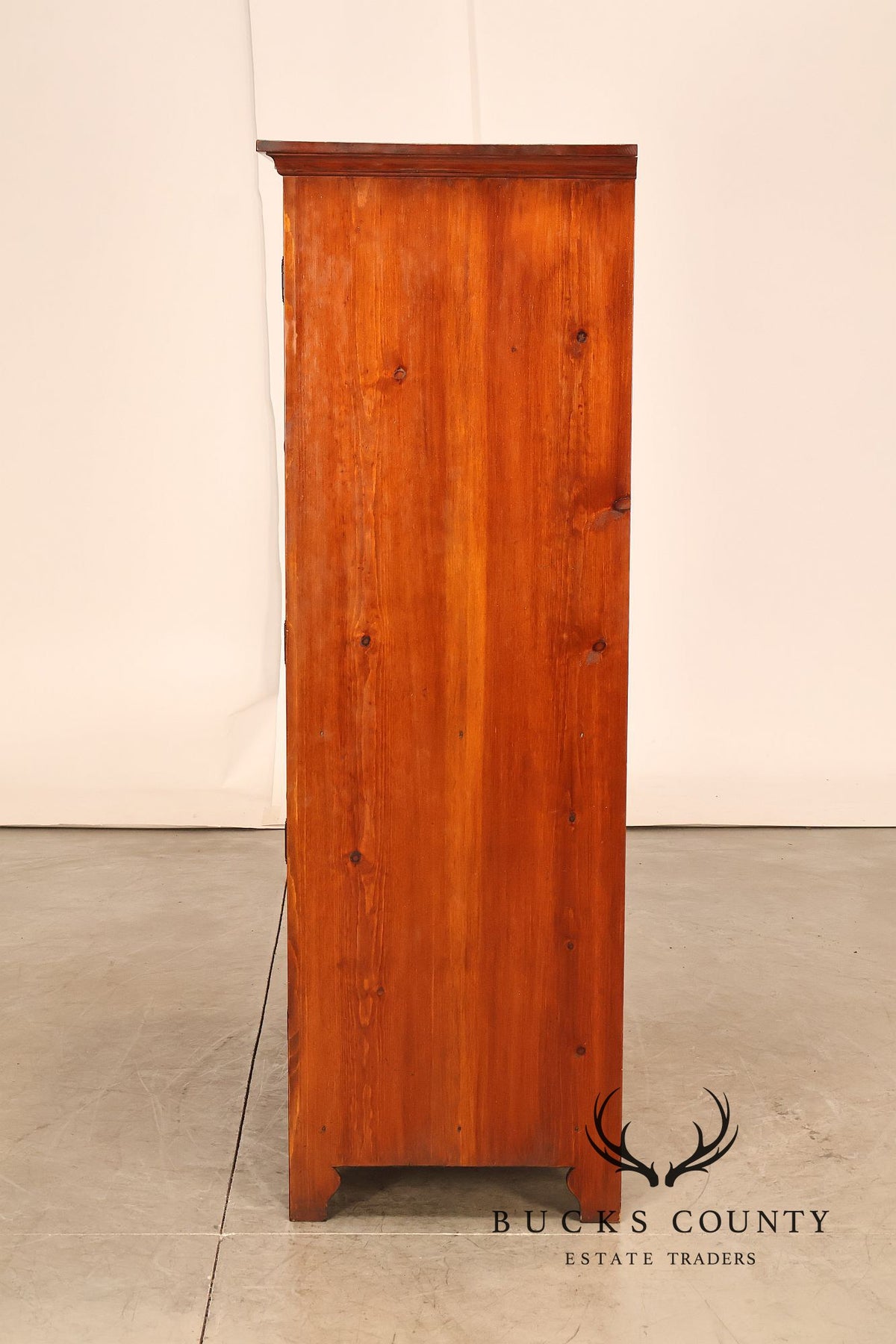 William Draper Cabinetmaker Rustic Pine Armoire