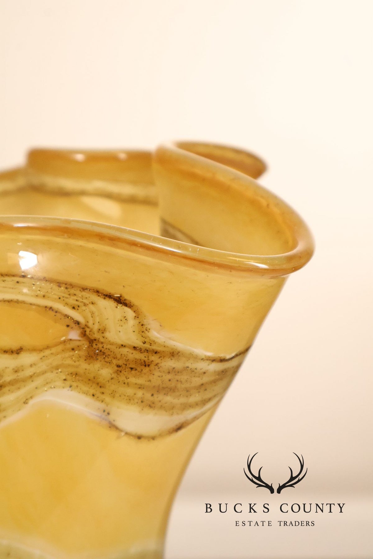 Murano Hand-Blown Glass Vase