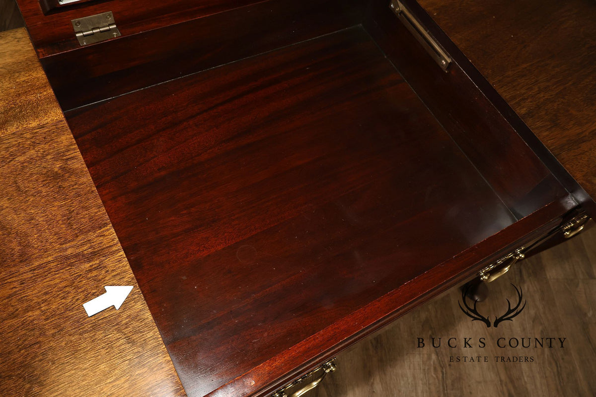 Stickley Queen Anne Style Mahogany Vanity Dressing Table