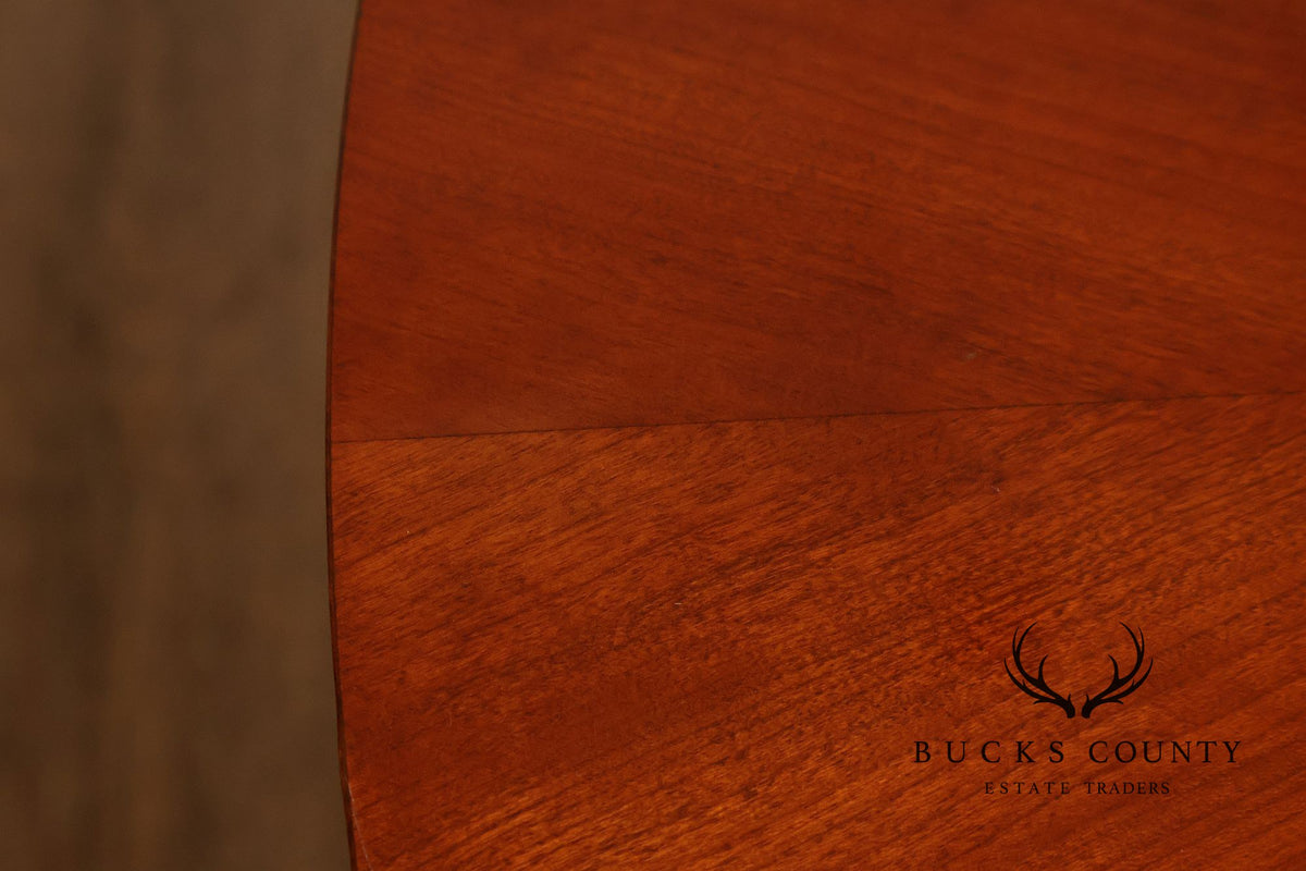 Ethan Allen 'Medallion' Cherry Round Pedestal Dining Table