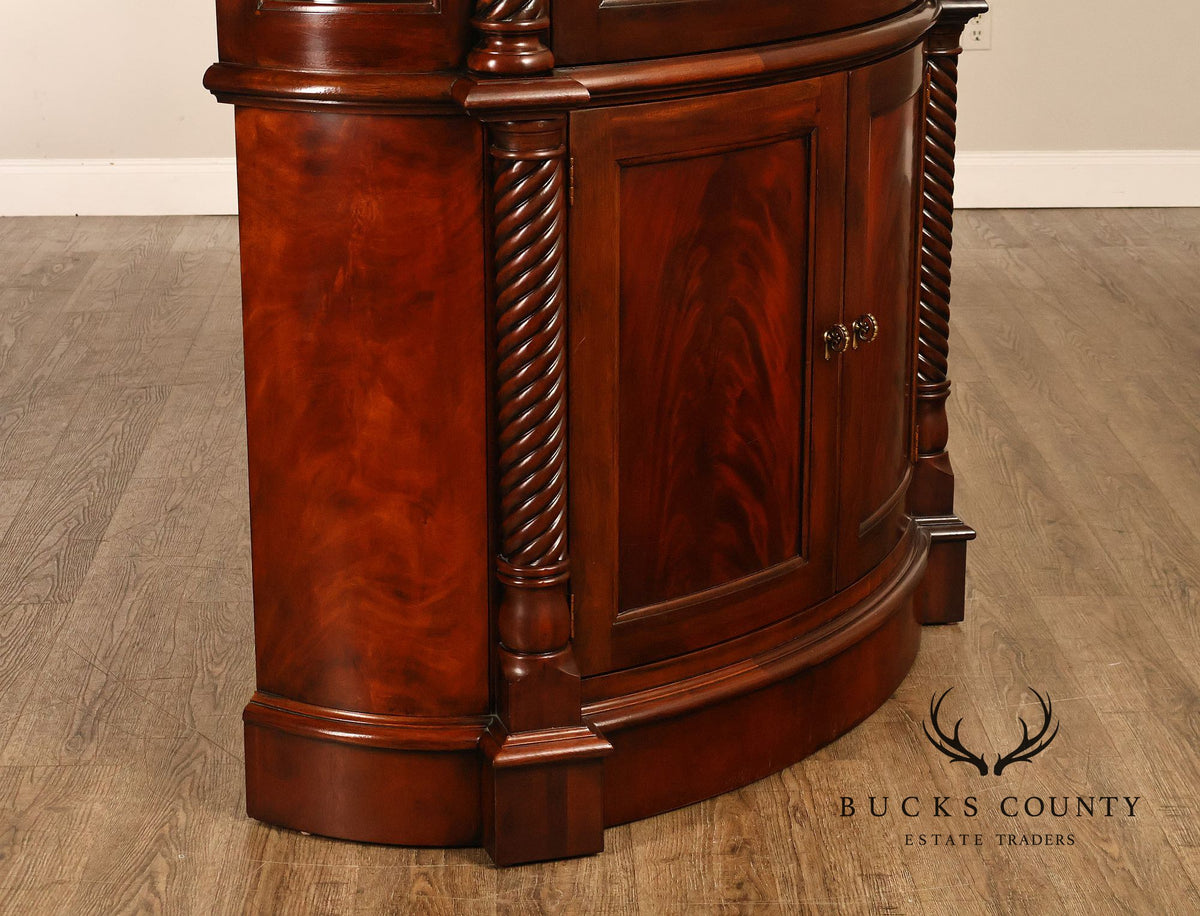 Henredon Regency Style Mahogany China Cabinet