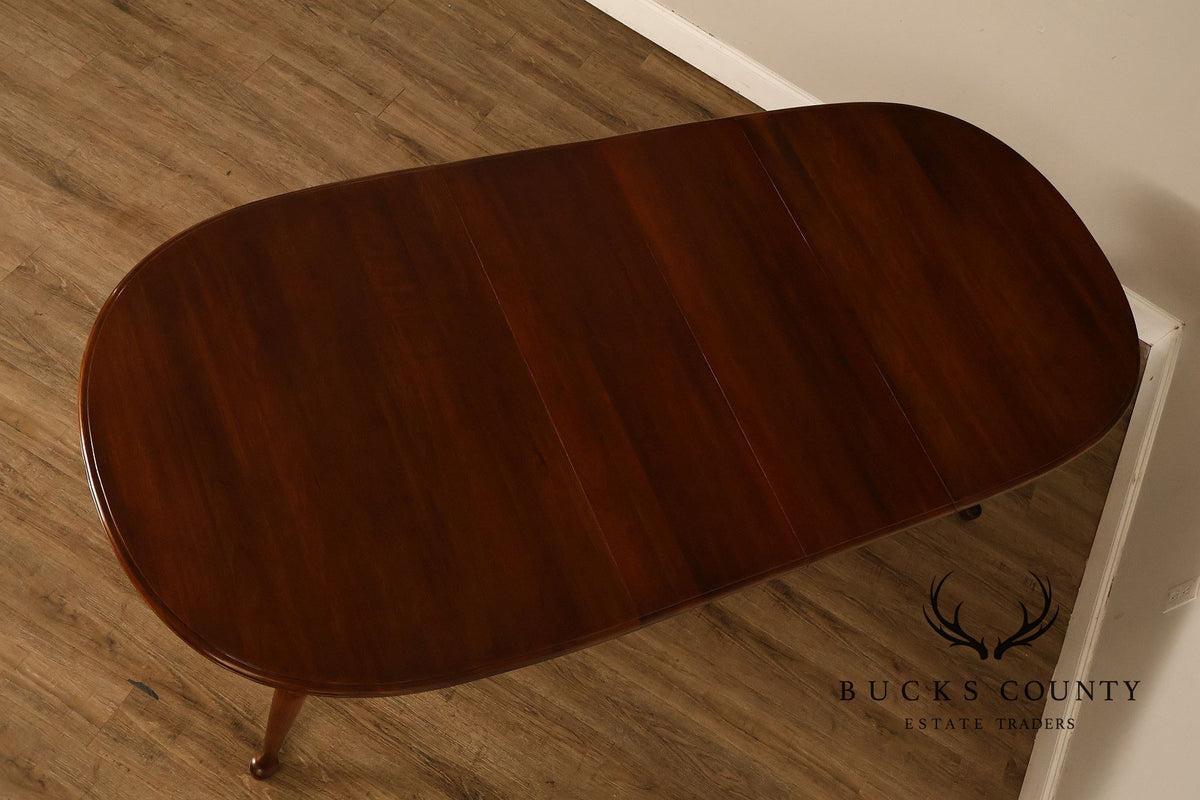 Ethan Allen Georgian Court Vintage Traditional Cherry Dining Table