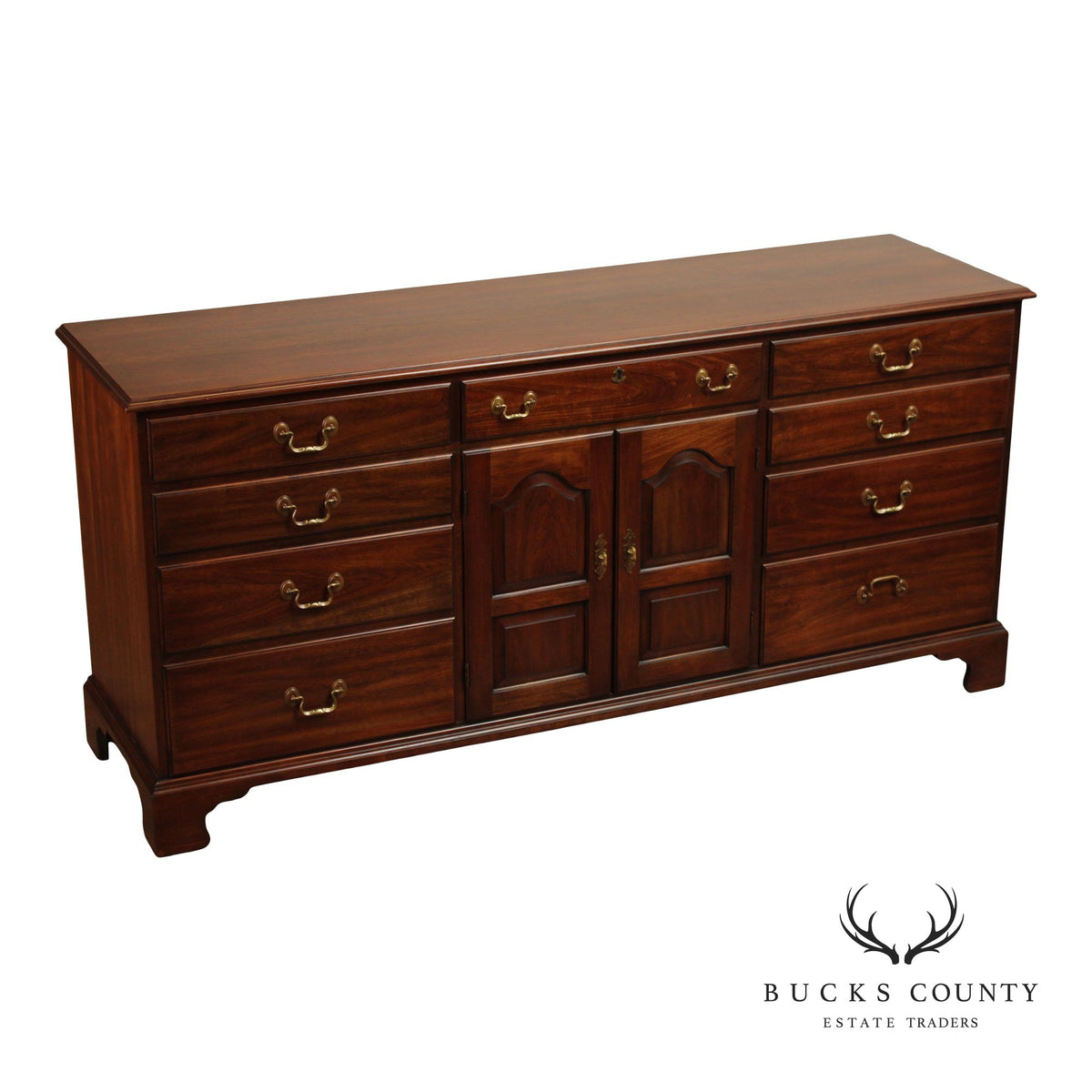 Henkel Harris Vintage Cherry Triple Dresser