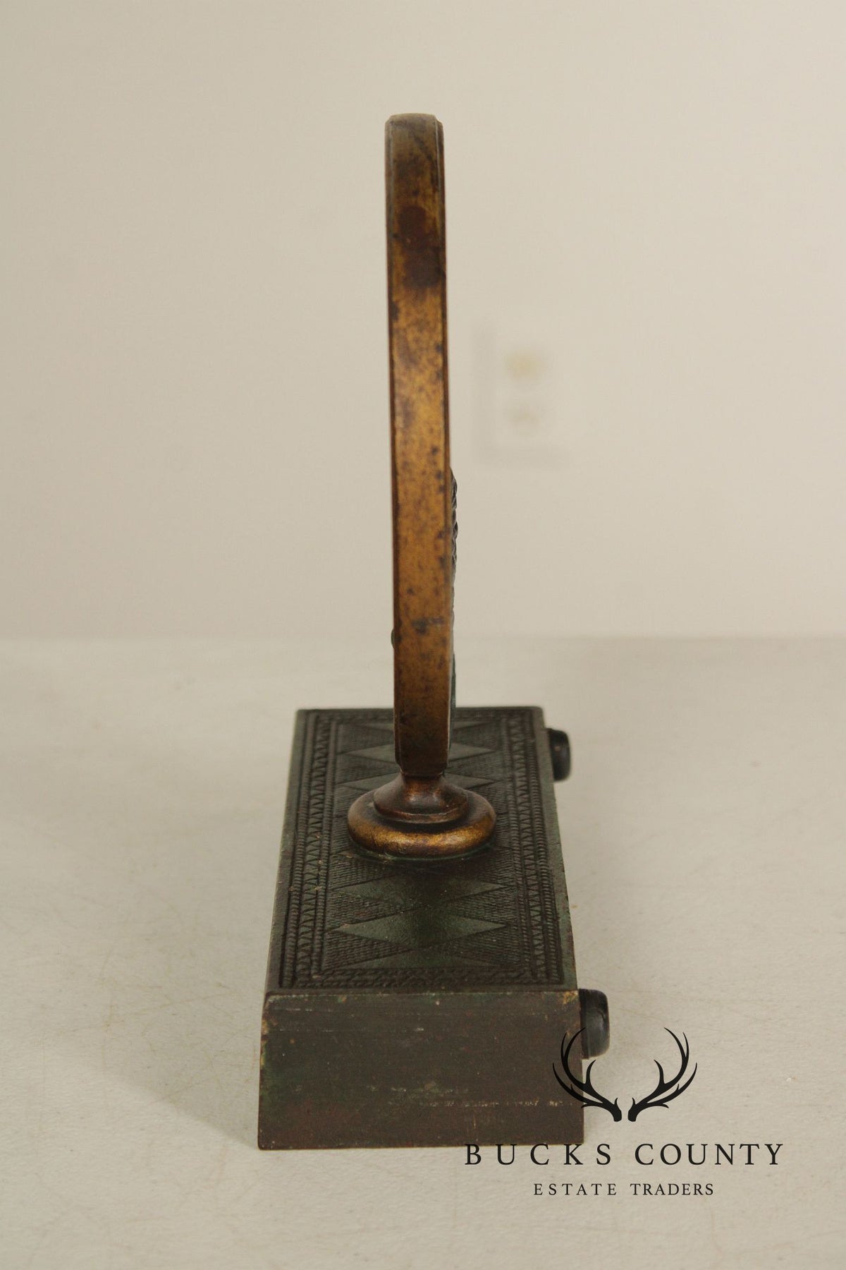 Bradley & Hubbard Art Deco Cast Iron Door Stop