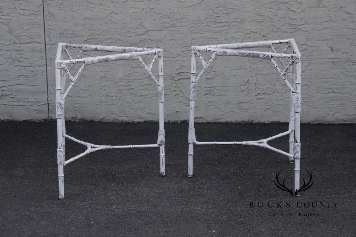 Venemen of California Faux Bamboo Cast Aluminum Patio Dining Set