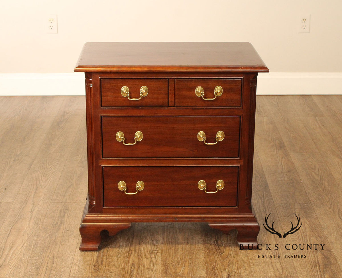 Stickley Chippendale Style Mahogany Nightstand