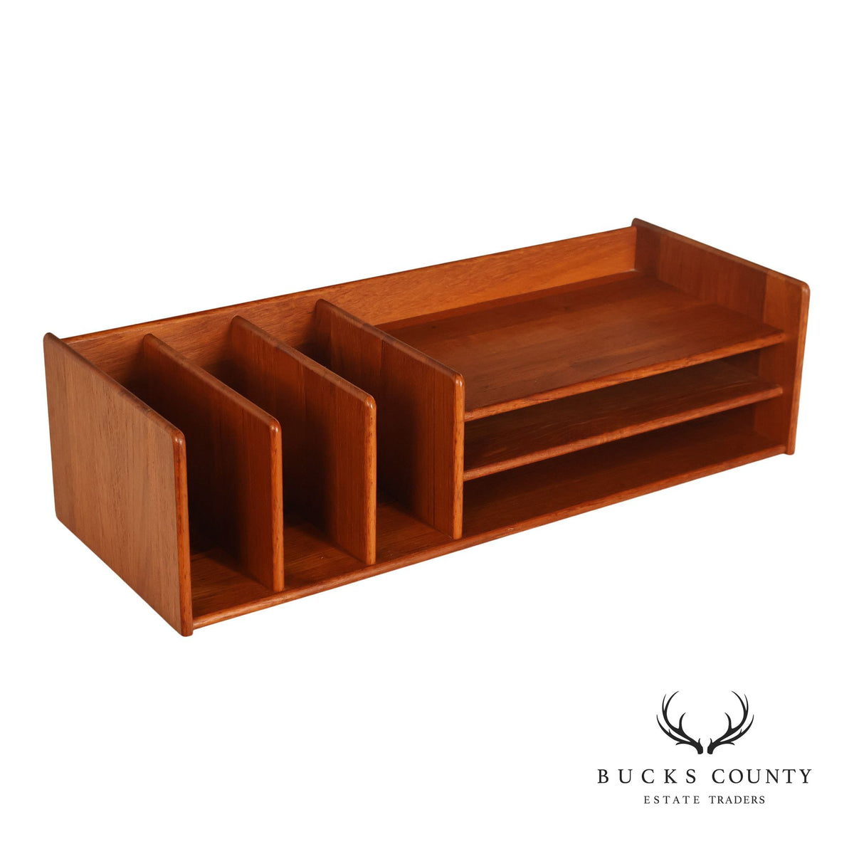 Nordisk Andels-Eksport Danish Modern Teak Desk Organizer