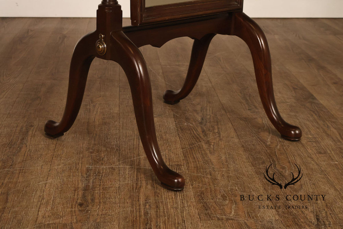 Ethan Allen Georgian Court Cherry Cheval Floor Mirror
