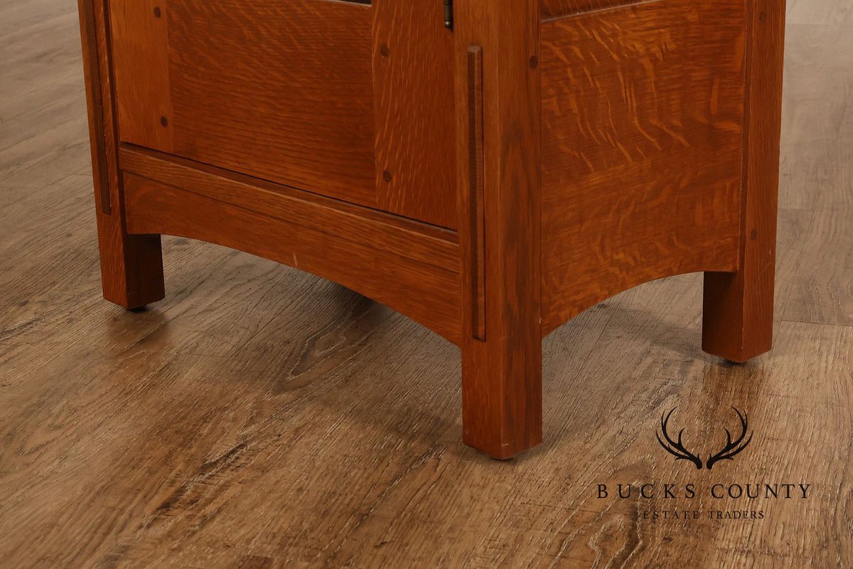 Stickley Mission Collection Oak Tall Case Clock