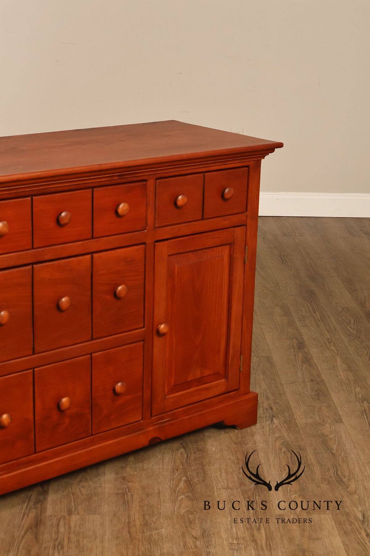American Heritage Furniture Solid Pine Multi-Drawer Sideboard Cabinet