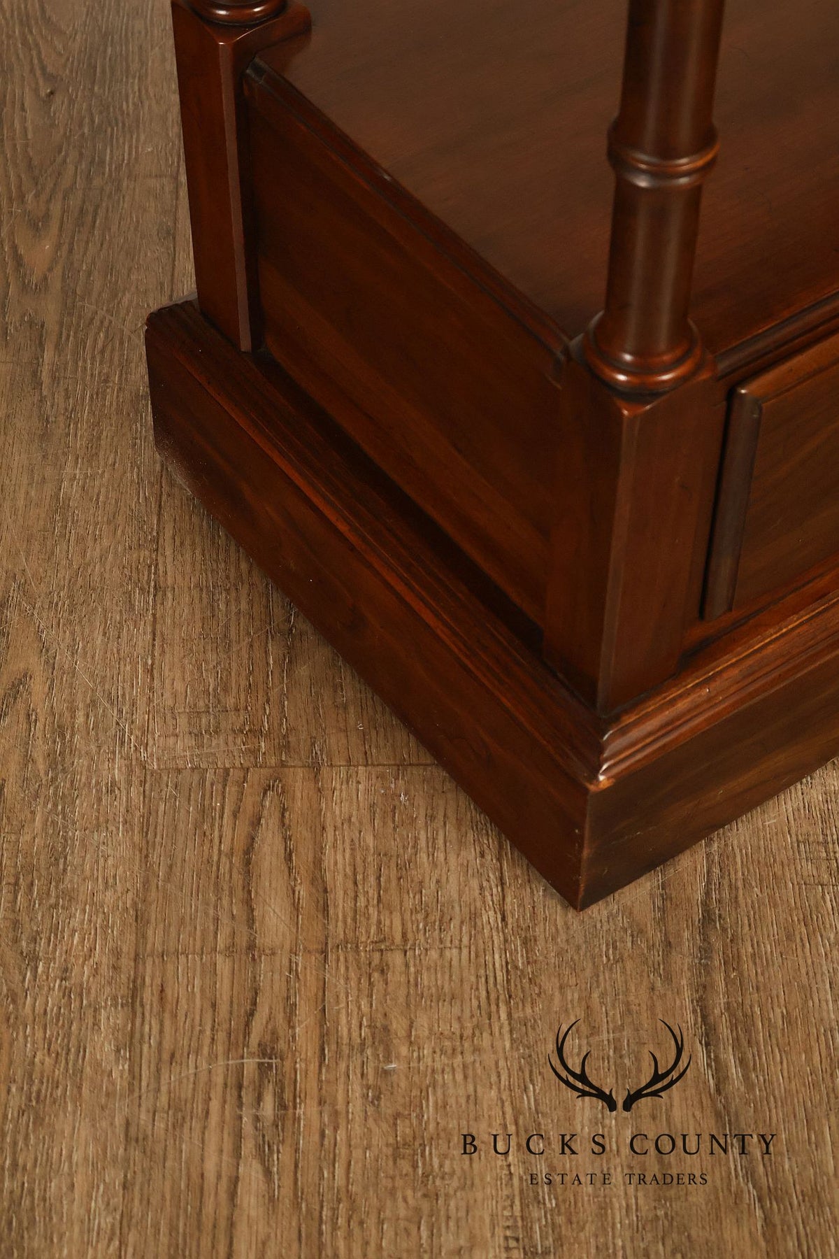 Ethan Allen 'Georgian Court' Faux Bamboo Etagere