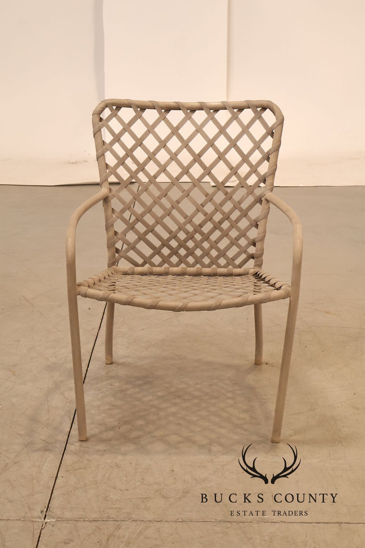 Brown Jordan Mid Century Modern Pair of 'Tamiami' Outdoor Armchairs