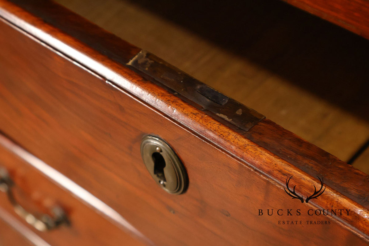 Antique Chippendale Walnut Eight-Drawer Tall Chest