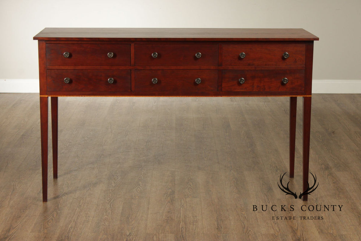 Eldred Wheeler Federal Style Cherry Sideboard