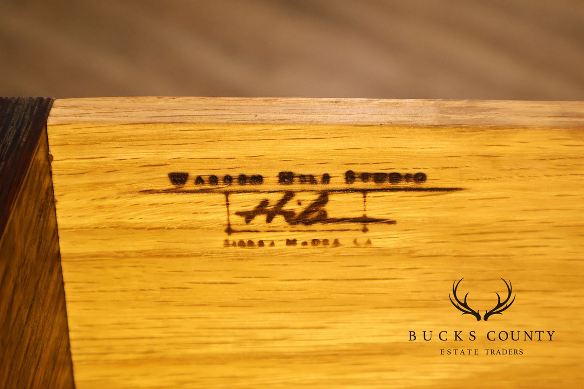 Warren Hile Studio Mission Oak Drop Front Desk